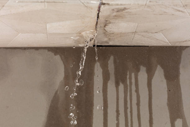 Professional Burst Pipe Cleanup technician working in Norwich, CT
